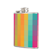 Abstraktes geometrisches Muster Flachmann (Links)