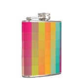 Abstraktes geometrisches Muster Flachmann (Rechts)