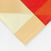 Abstraktes geometrisches Muster Fleecedecke (Ecke)