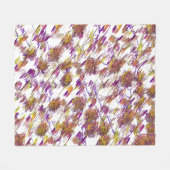 Abstraktes geometrisches Muster Fleecedecke (Vorderseite (Horizontal))