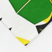 Abstraktes geometrisches Muster Fleecedecke (Ecke)