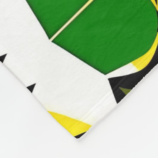 Abstraktes geometrisches Muster Fleecedecke (Ecke)