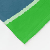 Abstraktes geometrisches Muster Fleecedecke (Ecke)