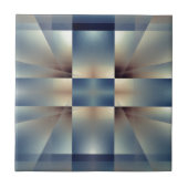 Abstraktes geometrisches Muster Fliese (Vorderseite)