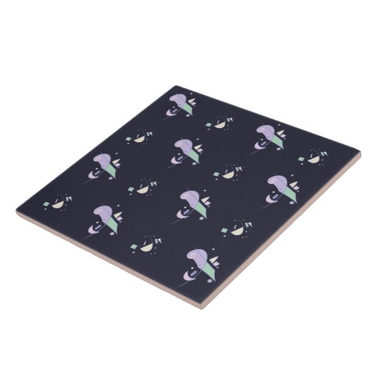 Abstraktes geometrisches Muster Fliese (Seite)