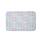 Abstraktes geometrisches Muster | gekocht und gefi Badematte (Vorderseite)