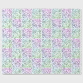 Abstraktes geometrisches Muster | gekocht und gefi Geschenkpapier (Flach)