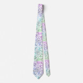 Abstraktes geometrisches Muster | gekocht und gefi Krawatte (Vorderseite)