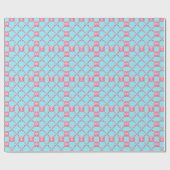 Abstraktes geometrisches Muster Geschenkpapier (Flach)