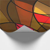 Abstraktes geometrisches Muster Geschenkpapier (Ecke)