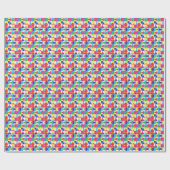Abstraktes geometrisches Muster. Geschenkpapier (Flach)