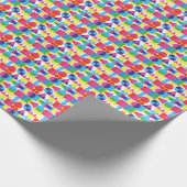 Abstraktes geometrisches Muster. Geschenkpapier (Ecke)
