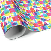 Abstraktes geometrisches Muster. Geschenkpapier (Rolleneckpunkt)