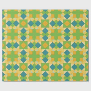 Abstraktes geometrisches Muster Geschenkpapier