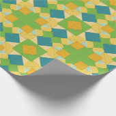 Abstraktes geometrisches Muster Geschenkpapier (Ecke)