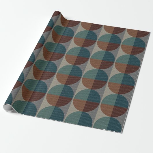 Abstraktes geometrisches Muster. Geschenkpapier (Ungerollt)