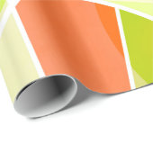 Abstraktes geometrisches Muster Geschenkpapier (Rolleneckpunkt)