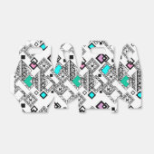 Abstraktes geometrisches Muster Geschenkschachtel (Ungefaltet)