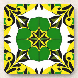 Abstraktes geometrisches Muster Getränkeuntersetzer