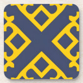 Abstraktes geometrisches Muster Getränkeuntersetzer (Vorderseite)