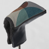 Abstraktes geometrisches Muster. Golf Headcover (3/4 Vorderseite)