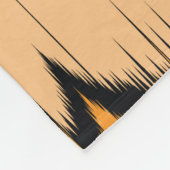 Abstraktes geometrisches Muster, Ikat Geo Fleecedecke (Ecke)