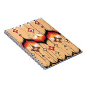 Abstraktes geometrisches Muster, Ikat Geo Notizblock (Rechte Seite)