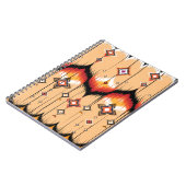 Abstraktes geometrisches Muster, Ikat Geo Notizblock (Linke Seite)