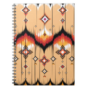 Abstraktes geometrisches Muster, Ikat Geo Notizblock