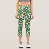 Abstraktes geometrisches Muster im Bauhaus Capri Leggings (Vorderseite)