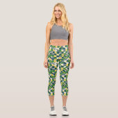 Abstraktes geometrisches Muster im Bauhaus Capri Leggings (Vorderseite)