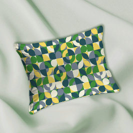 Abstraktes geometrisches Muster im Bauhaus Kissenbezug