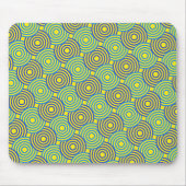 Abstraktes geometrisches Muster im Jugendstil Mousepad (Vorne)