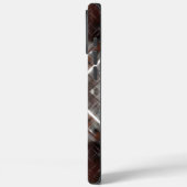 Abstraktes geometrisches Muster im Winter Case-Mate iPhone Hülle (Rückseite / Links)