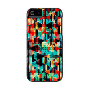 Abstraktes geometrisches Muster Incipio Watson™ iPhone 5 Geldbörsen Hülle