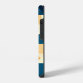 Abstraktes geometrisches Muster iPhone Hülle (Linke Seite)