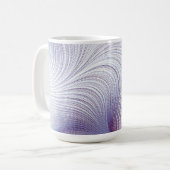 Abstraktes geometrisches Muster Kaffeetasse (Vorderseite Links)