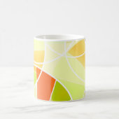 Abstraktes geometrisches Muster Kaffeetasse (Mittel)