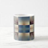 Abstraktes geometrisches Muster Kaffeetasse (Mittel)