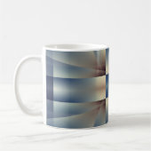 Abstraktes geometrisches Muster Kaffeetasse (Links)