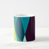Abstraktes geometrisches Muster Kaffeetasse (Mittel)