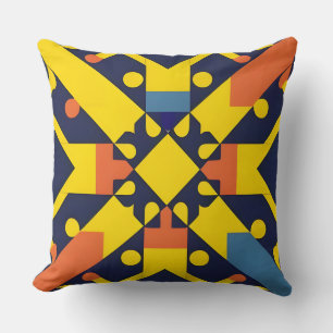 Abstraktes geometrisches Muster Kissen