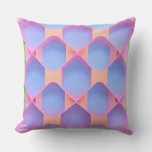 Abstraktes geometrisches Muster Kissen