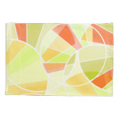 Abstraktes geometrisches Muster Kissenbezug (Rückseite)