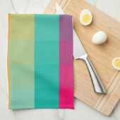 Abstraktes geometrisches Muster Küchentuch (Viertel Falte)