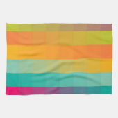 Abstraktes geometrisches Muster Küchentuch (Horizontal)