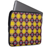 Abstraktes geometrisches Muster Laptopschutzhülle (Vorne Rechts)