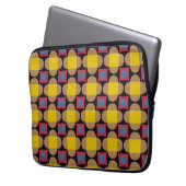 Abstraktes geometrisches Muster Laptopschutzhülle (Vorderseite Links)
