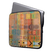 abstraktes geometrisches Muster Laptopschutzhülle (Vorderseite Links)