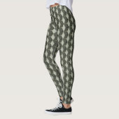 Abstraktes geometrisches Muster Leggings (Links)
